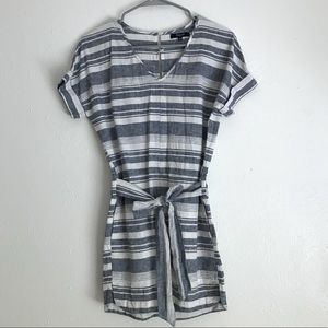 Madewell Linen/Cotton Romper XXS